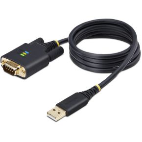 StarTech.com 1m USB naar Seriëel Adapter Kabel, COM Retention, Verwisselbare Schroeven/Moeren, USB-A