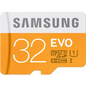 Image of Samsung EVO 32GB MicroSDHC