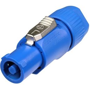 Image of Connector Power Plug Male PVC Blauw