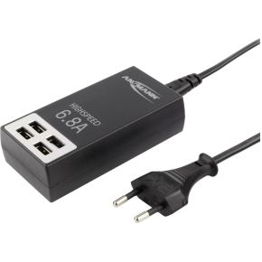 Image of Ansmann 1001-0032 USB-oplader (Thuislader) Uitgangsstroom (max.) 6800 mA 4 x USB Automatische detectie