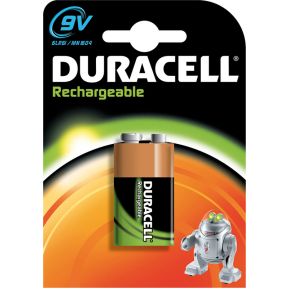 Image of Duracell 6LR61 9V oplaadbare batterij (blok) NiMH 8.4 V 170 mAh 1 stuks