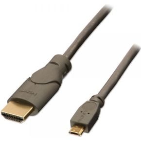 Image of Lindy 0.5m HDMI - USB 2.0 Micro B M/M