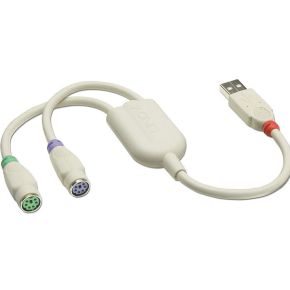Image of Lindy USB-PS/2 Adapter