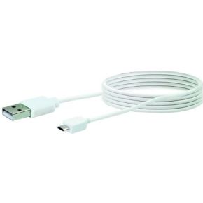 Image of Schwaiger LK200M532 2m USB A Micro-USB A Wit USB-kabel