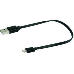 Image of Schwaiger LKF015L533 0.15m USB A Lightning Zwart USB-kabel