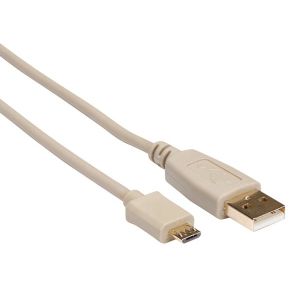 Image of USB 2.0 A-PLUG NAAR MICRO-USB PLUG / KOPER / BASIS / 1.8 m / VERGULD /