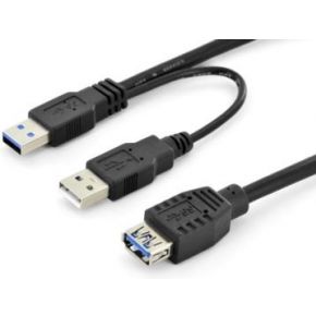 Image of Digitus 84160 0.3m USB A 2 x USB A USB-kabel