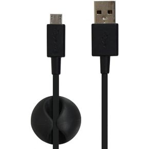 Image of Port Designs 900060 1.2m Micro-USB A USB A Zwart USB-kabel