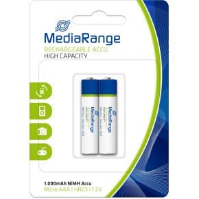 Image of MediaRange MRBAT122 Nikkel Metaal Hydride 1000mAh 1.2V oplaadbare batterij/accu