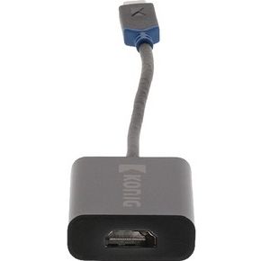Image of König adapterkabel USB 3.1 C male - HDMI female 0,15 m - König
