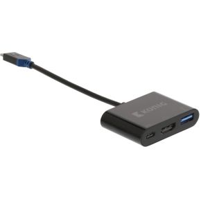 Image of König digitale multipoort AV-adapter USB 3.1 C male - C/HDMI/A