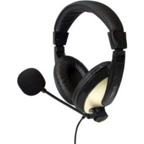 Image of LogiLink HS0011A Stereofonisch Hoofdband Zwart hoofdtelefoon