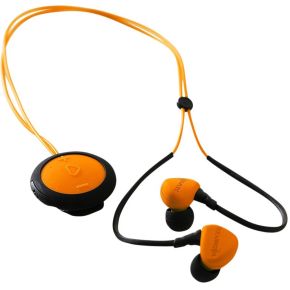 Image of Boompods Sportpods Race Bluetooth Sport In Ear Bestand tegen zweet, Waterafstotend Oranje