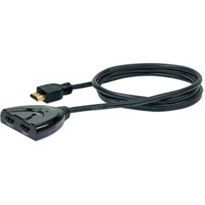Image of Schwaiger HDM21A531 2 poorten HDMI-switch vergulde connectoren 1920 x 1080 pix