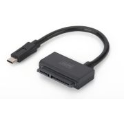 ASSMANN-Electronic-DA-70327-USB-3-1-Gen-2-Type-C-SATA-22-Pin-Zwart-kabeladapter-verloopstukje