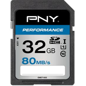Image of PNY SDHC 32GB Performance 32GB SDHC UHS-I Class 10 flashgeheugen