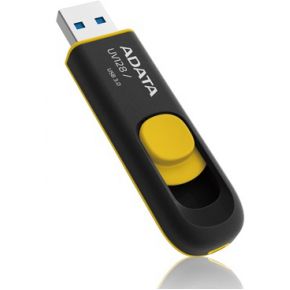 Image of ADATA DashDrive UV128 32GB 32GB USB 3.0 Zwart, Geel USB flash drive