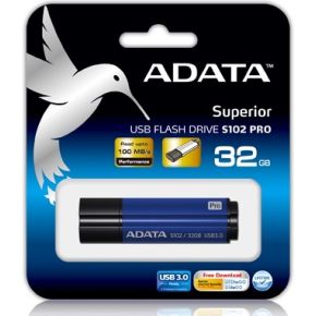 Image of ADATA S102 32GB 32GB USB 3.0 Blauw USB flash drive