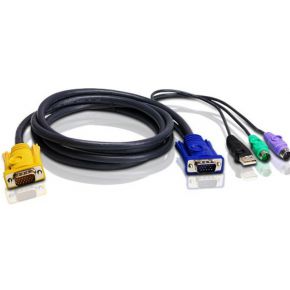Image of Aten 2L-5303UP toetsenbord-video-muis (kvm) kabel