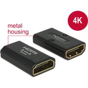 DeLOCK 65659 HDMI/HDMI genderchanger female/female Highspeed 4K