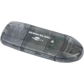 Image of Gembird FD2-SD-1 USB 2.0 Zwart geheugenkaartlezer