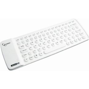 Image of Flexibel Bluetooth toetsenbord, wit, US layout - Quality4All