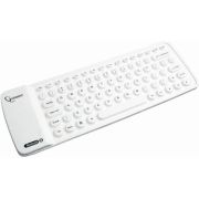 Gembird KB-BTF1-W-US oprolbaar toetsenbord
