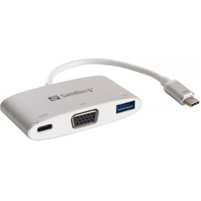 Image of Sandberg USB-C Mini Dock VGA+USB