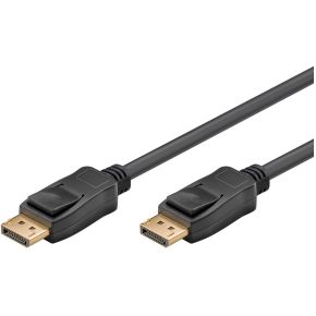 Image of Goobay DisplayPort Aansluitkabel [1x DisplayPort stekker - 1x DisplayPort stekker] 1 m Zwart