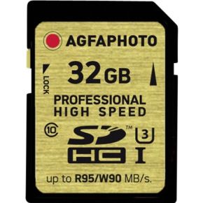 Image of AgfaPhoto SDHC kaart UHS I 32GB Pro High Speed U3 95/90
