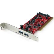 Bundel 1 StarTech.com 2-poorts PCI Supe...