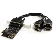 StarTech-com-4-poort-RS232-PCI-Express-Seri-le-Kaart-met-Breakout-kabel