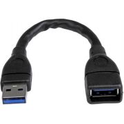 StarTech-com-USB-3-0-A-naar-A-verlengkabel-mannelijk-vrouwelijk-15cm-zwart