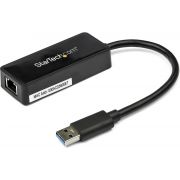 StarTech.com USB 3.0 naar gigabit Ethernet-adapter NIC met USB-poort zwart