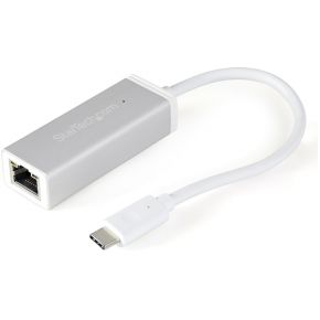 StarTech.com USB-C naar gigabit netwerkadapter zilver