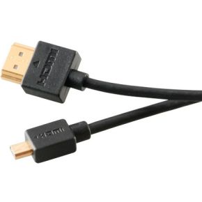 Image of Akasa AK-CBHD14-20BK 2m HDMI Micro-HDMI Zwart HDMI kabel