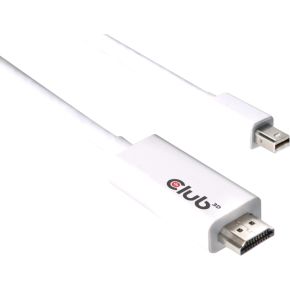 Image of CLUB3D Mini DisplayPort™ 1.2 Kabel naar HDMI™ 2.0 Actieve Adapter M/M 3Meter / 9.84 Feet