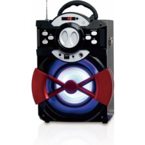 Image of Conceptronic CSPKBTBASSPARTY Rechthoek Zwart, Rood draagbare luidspreker