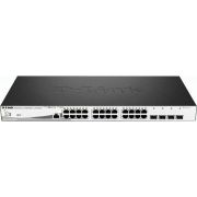 D-Link DGS-1210-28MP Managed L2 Gigabit Ethernet (10/100/1000) Power over Ethernet (PoE) 1U Zwart, G netwerk switch