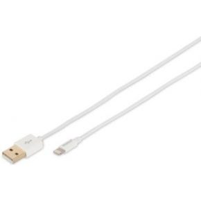Image of Digitus 0.5m, Lightning/USB-A 0.5m USB A Lightning Wit