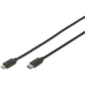 Image of Digitus 1m, USB3.0-C/USB3.0 micro-B 1m USB C Micro-USB B Zwart