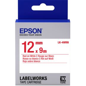 Image of Epson C53S654011 Rood op wit labelprinter-tape