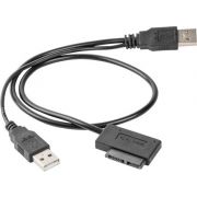 Gembird-A-USATA-01-USB-SATA-13-pin-Zwart-kabeladapter-verloopstukje