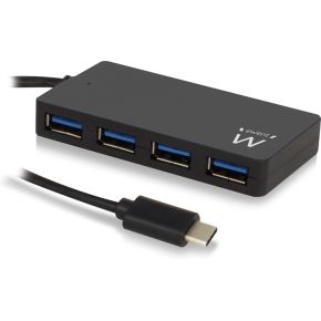 Image of Ewent EW1135 4-Poorts USB 3.1 Gen1 (USB 3.0) Hub Type-C
