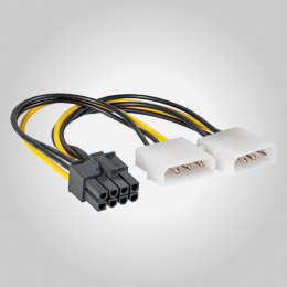 Molex naar 8pin PCI-E kabels