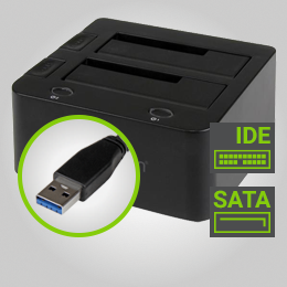 USB/SATA+IDE HDD+SSD docking station