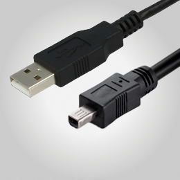 USB Mini 4-pin/USB-A Kabels