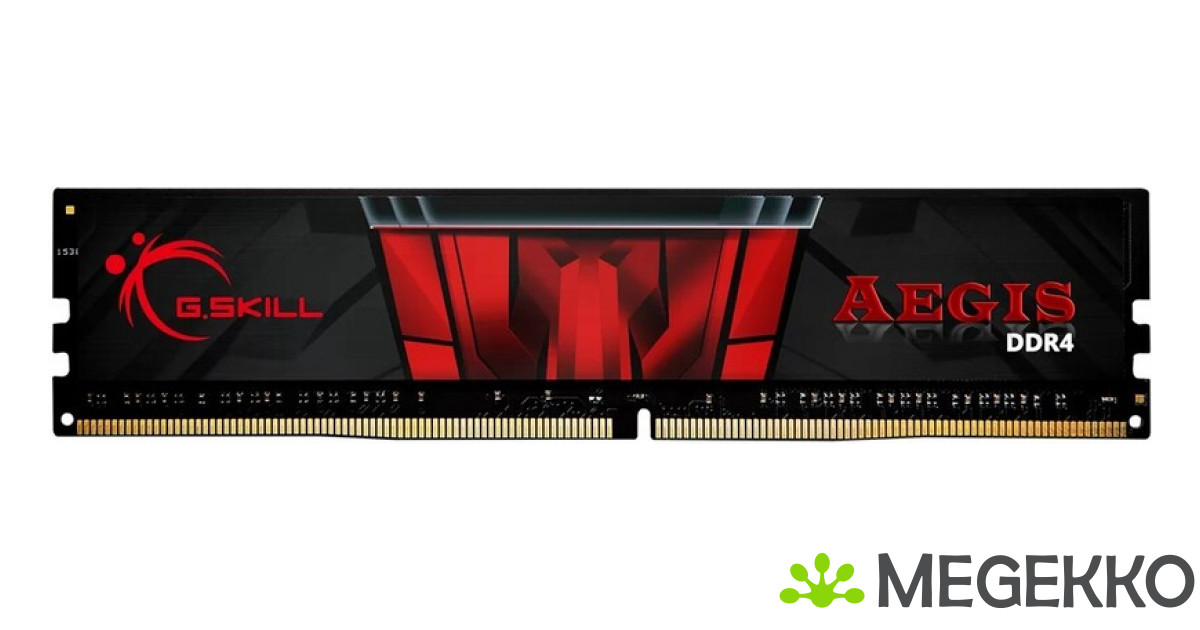 G.SKILL Aegis DDR4 2666MHz 16GB×2 Megekko.nl - G.Skill DDR4 Aegis 16GB 2666Mhz - [] F4-2666C19S
