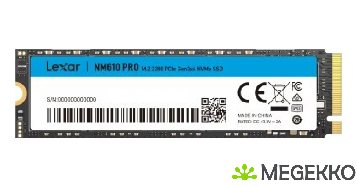 Megekko.nl - Lexar NM610 Pro 500GB M.2 SSD