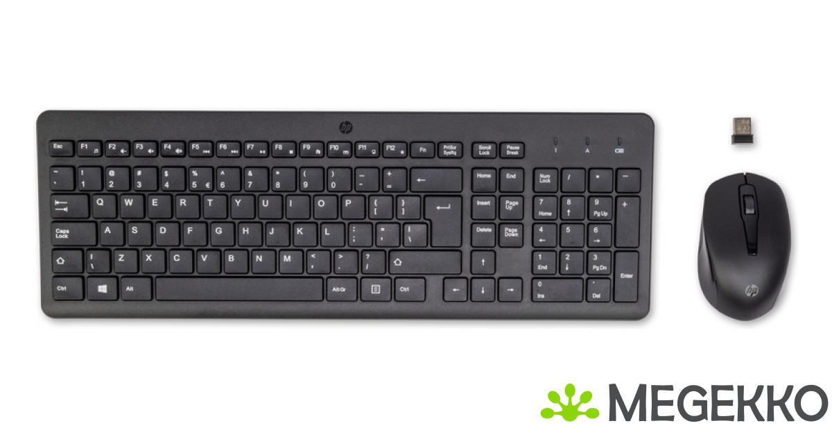 Megekko.nl - HP 330 draadloze en draadloos toetsenbord en muis